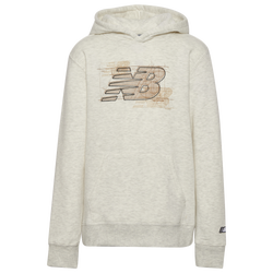 Boys' Grade School - New Balance Classic Essentials Hoodie - Oatmeal Heather