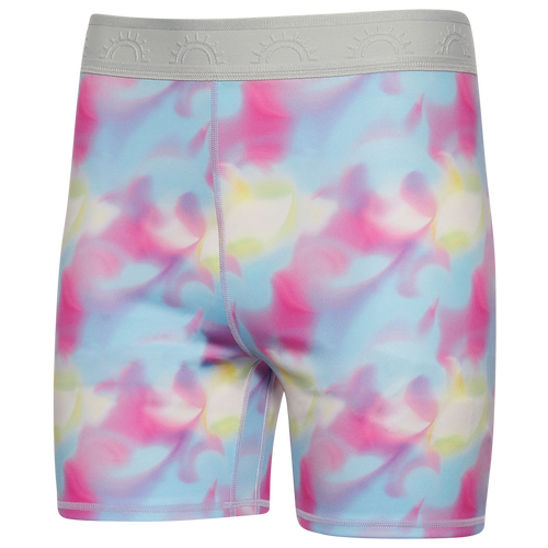Cozi Womens  5 Inch Compression Shorts In Airbrush Print