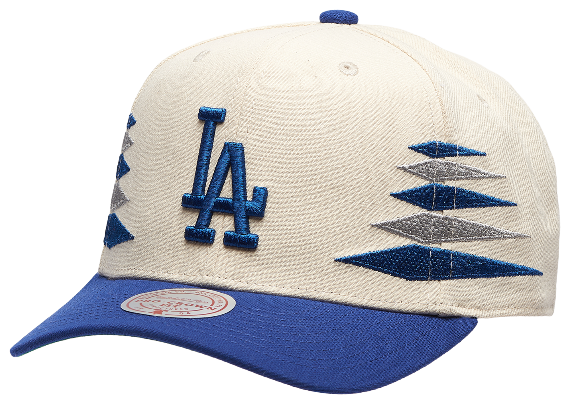 Mitchell & Ness Dodgers Diamond Pro Pinch Cap - Adult