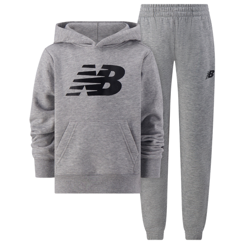 New Balance Boys Preschool   Fleece Set In Gray