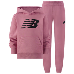 Boys' Infant - New Balance Fleece Set - Pink Taffy/White