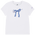 Nike Swoosh Ribbon Short Sleeve T-Shirt - Girls' Preschool White/Blue