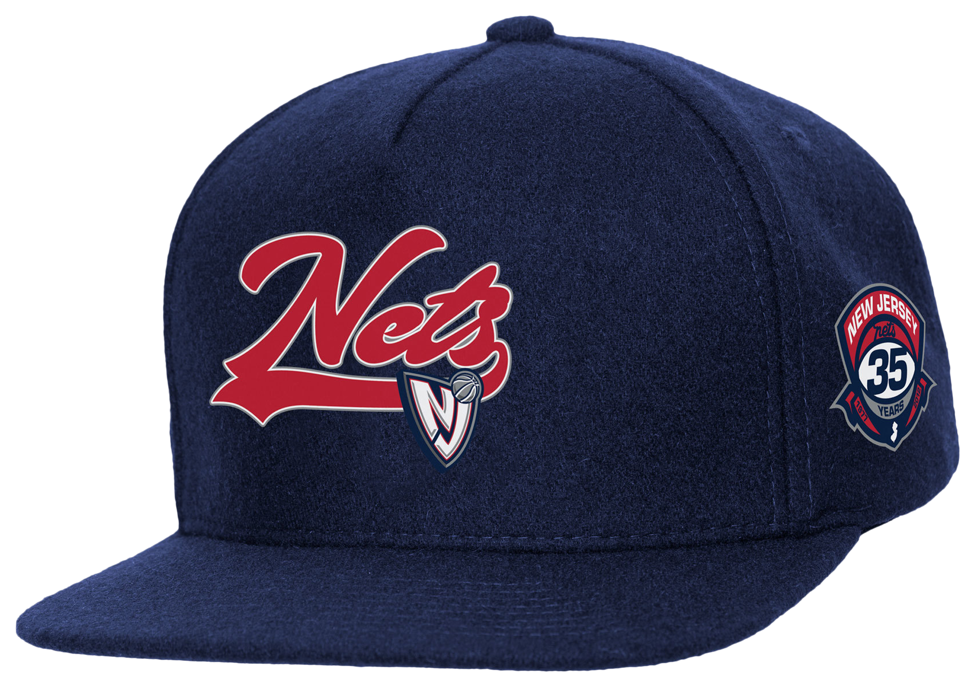 Mitchell & Ness Nets Oversweep Snap Cap | Champs Sports