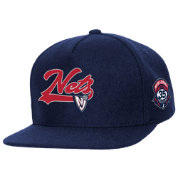 Adult - Mitchell & Ness Nets Oversweep Snap Cap - Navy