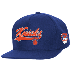 Adult - Mitchell & Ness Knicks Oversweep Snap Cap - Blue