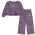 Nike Chenille Ribbed Peplum Set - Girls' Preschool Violet Dust/White
