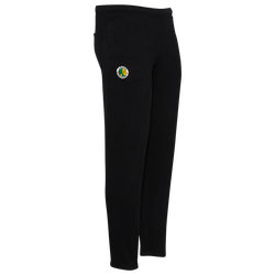 Men's - Cross Colours Peace Circle Logo Fleece Pants - Black/Black