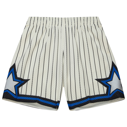 

Mitchell & Ness Mens Orlando Magic Mitchell & Ness Magic Cream Shorts - Mens White/White/White Size XXL