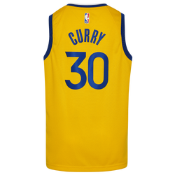 Boys' Grade School - Nike NBA Swingman Jersey - Yellow/Blue