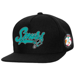 Adult - Mitchell & Ness Spurs Oversweep Snap Cap - Black