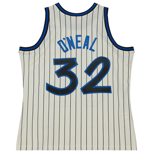 

Mitchell & Ness Mens Shaquille O'neal Mitchell & Ness Magic Cream Jersey - Mens Off White/White/White Size XL