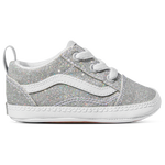 Silver Glitter/White