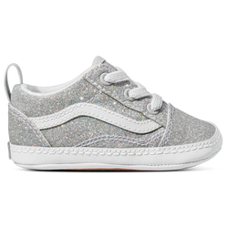 Girls' Infant - Vans Old Skool - Silver Glitter/White