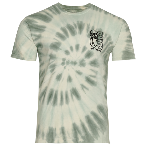 

Vans Mens Vans Peace Tie Dye T-Shirt - Mens Green/White Size S