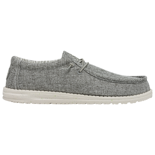 

HEYDUDE Mens HEYDUDE Wally Eco Linen - Mens Shoes Grey/Grey Size 12.0