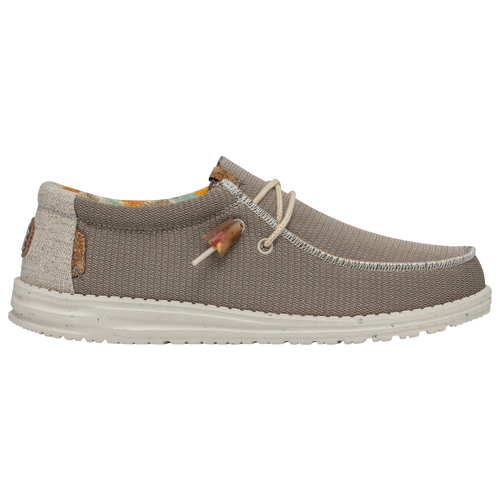 Heydude Mens  Wally Knit In Tan/tan/white