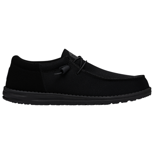 

HEYDUDE Mens HEYDUDE Wally Mono - Mens Running Shoes Black/Black Size 7.0