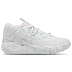 Boys' Preschool - PUMA MB.03 Iridescent  - Puma White/Pink Delight