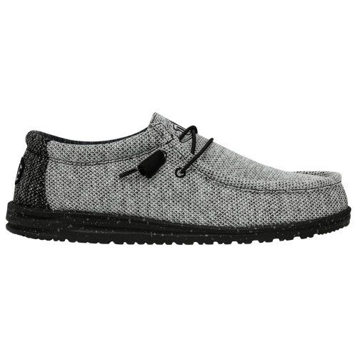 MENS - HEYDUDE Wally Stretch - Grey/Black