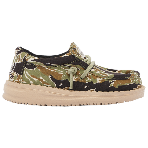 Heydude Kids' Boys  Wally Camo In Green/black