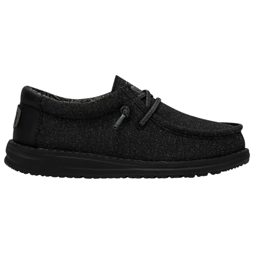 

HEYDUDE Boys HEYDUDE Wally - Boys' Grade School Shoes Black Size 05.0