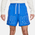 Nike Woven Monogram Flow Shorts  - Men's White/Blue