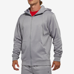 Men's - Eastbay Temptech Full-Zip Hoodie - Gray Marl