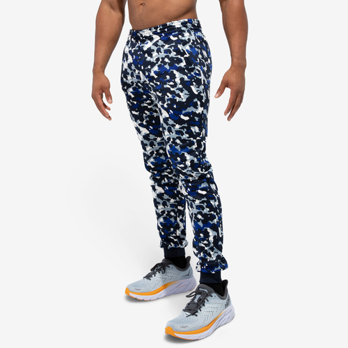 

Eastbay Mens Eastbay Temptech Cuff Fleece Pants - Mens Blue Camo Size S