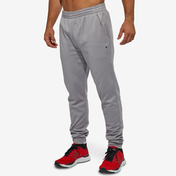 Men's - Eastbay Temptech Cuff Fleece Pants - Gray Marl