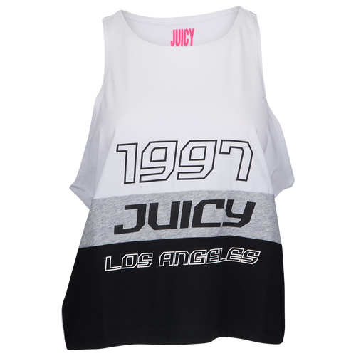 Juicy CB Tank Top - White / Grey