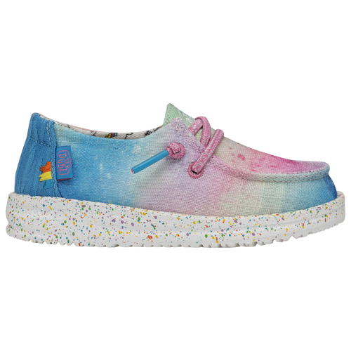 

HEYDUDE Girls HEYDUDE Wendy Dreamer - Girls' Toddler Shoes Blue/Pink Size 07.0