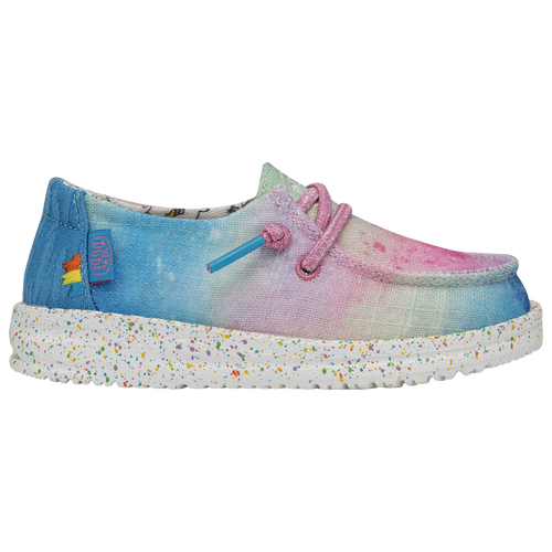 

HEYDUDE Girls HEYDUDE Wendy Dreamer - Girls' Toddler Shoes Blue/Pink Size 06.0