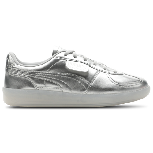 

Girls PUMA PUMA Palermo - Girls' Grade School Shoe Silver Size 05.0