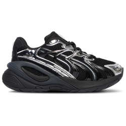 Boys' Grade School - PUMA Inverse Chrome JR - Black/Silver/Flat Dark Grey