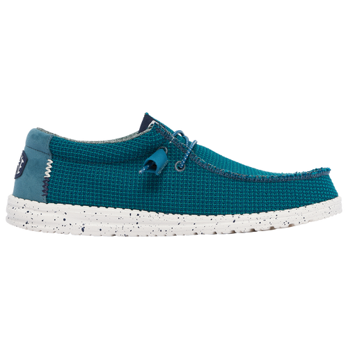 

HEYDUDE Mens HEYDUDE Wally Sport - Mens Shoes Teal/Teal Size 08.0