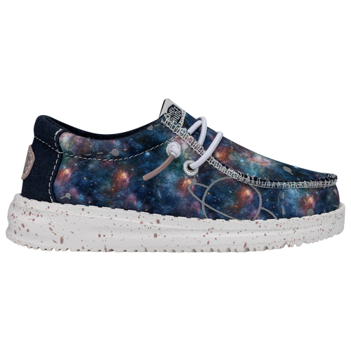 

Boys HEYDUDE HEYDUDE Wally Galaxy - Boys' Toddler Shoe Blue Multi/Metallic Size 06.0