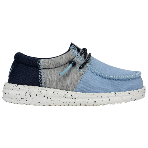 

Boys HEYDUDE HEYDUDE Wally Tri Varsity - Boys' Toddler Shoe Light Blue/Grey/Navy Size 05.0