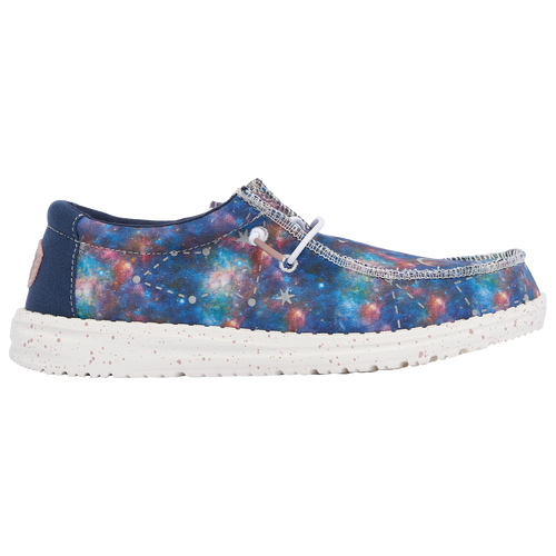 

Boys HEYDUDE HEYDUDE Wally Youth Galaxy - Boys' Grade School Shoe Blue/Multi Size 04.0