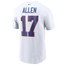 Nike Bills Name & Number T-Shirt - Men's White/White