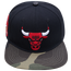 Pro Standard NBA Camo Logo Snapback Hat - Men's Black/Olive