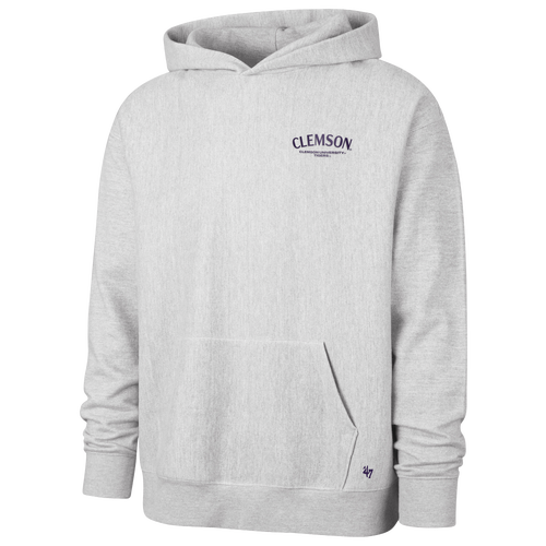 47 Brand Mens Clemson Tigers Constant Hoodie - - Gray Size XXL