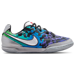 Boys' Grade School - Nike Tempo JR IC x Lego  - White/Metallic Silver/Green Strike