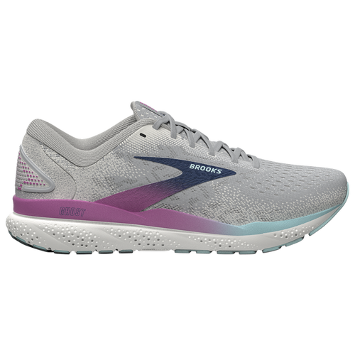 Shop Brooks Womens  Ghost 16 In White/gray/blue