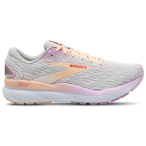 

Brooks Womens Brooks Ghost 16 - Womens Running Shoes White/Grey/Orchid Size 11.0