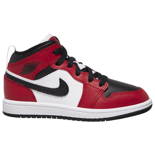 Jordan AJ 1 Mid - Jordan Black/Gym Red