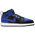 Jordan AJ 1 Mid - Boys' Preschool Black/Hyper Royal/White