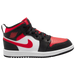 Black/Fire Red/White