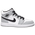 Jordan AJ 1 Mid - Boys' Preschool Lt Smoke/Grey/Black