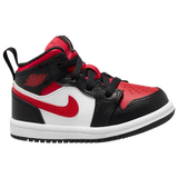 Black/Fire Red/White