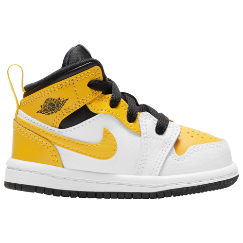  - Jordan AJ 1 Mid - White/University Gold Black
